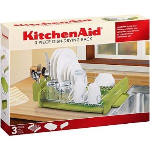 Kitchenaid 3 piece dish drying rack hot sale